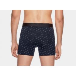 Pack de 2 boxers bleu uni et noeuds papillon