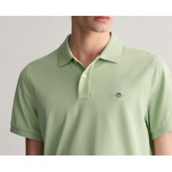 Polo regular fit en coton piqué Shield