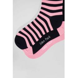 Lot de 3 paires de chaussettes cerclées en coton stretch