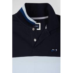 Polo manches longues en piqué coton broderie 10 manche coupe Regular