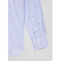 Chemise en coton ciel coupe Regular