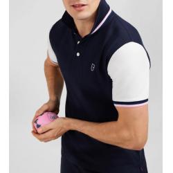 EDEN PARK - Polo colorblock manches courtes