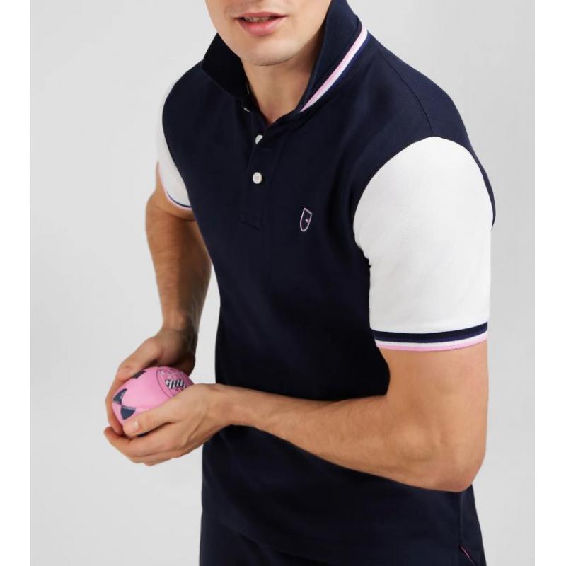 EDEN PARK - Polo colorblock manches courtes