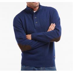 Pull essentiel avec patch au coude