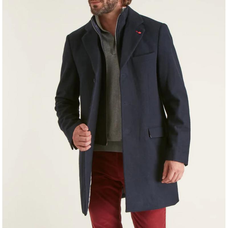 Manteau mi long en laine