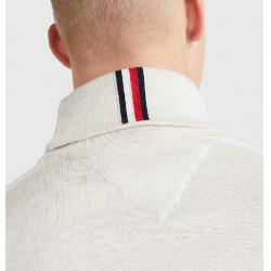 TOMMY HILFIGER - Pull col roulé et drapeau brodé