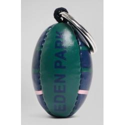 Porte-clefs vert ballon de rugby sérigraphie Eden Park