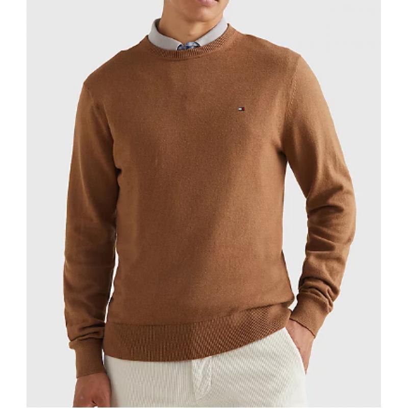 TOMMY HILFIGER - Pull standard en maille chinée