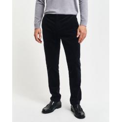 Pantalon chino slim fit en velours côtelé