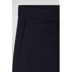 Pantalon chino en piqué de coton stretch et modal coupe Regular