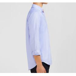 Chemise unie en coton Oxford de qualité