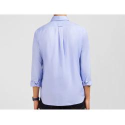 Chemise unie en coton Oxford de qualité