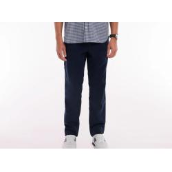 Pantalon chino sans plis en coton stretch coupe droite